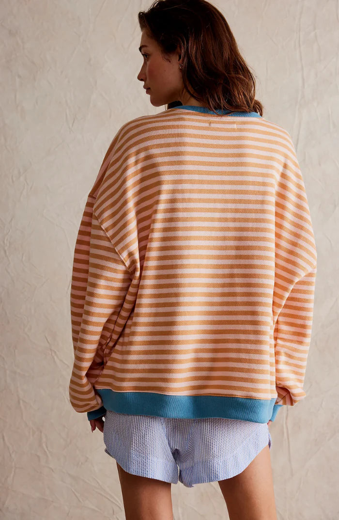 Ellie | Gestreifter Oversize-Pullover