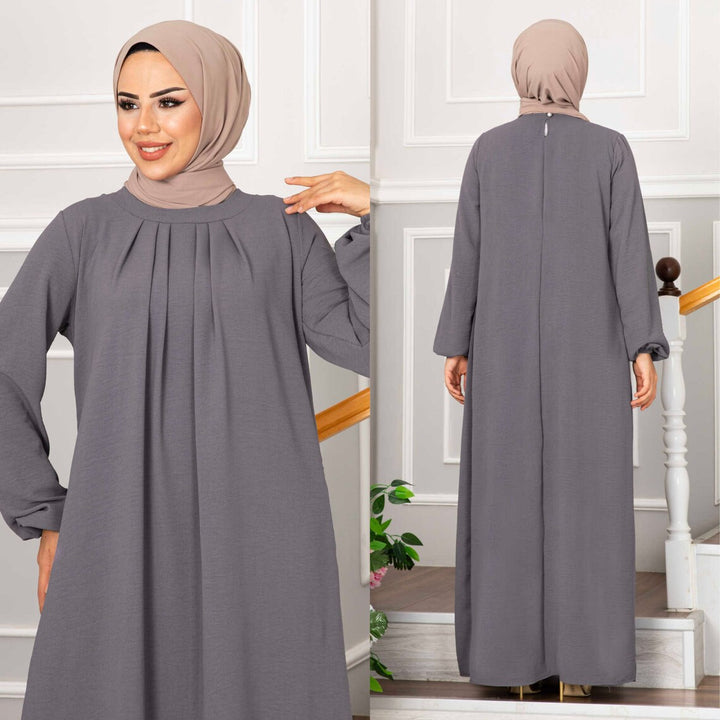 Fatima | Nüchternes Abaya + Kostenloser Hidschab