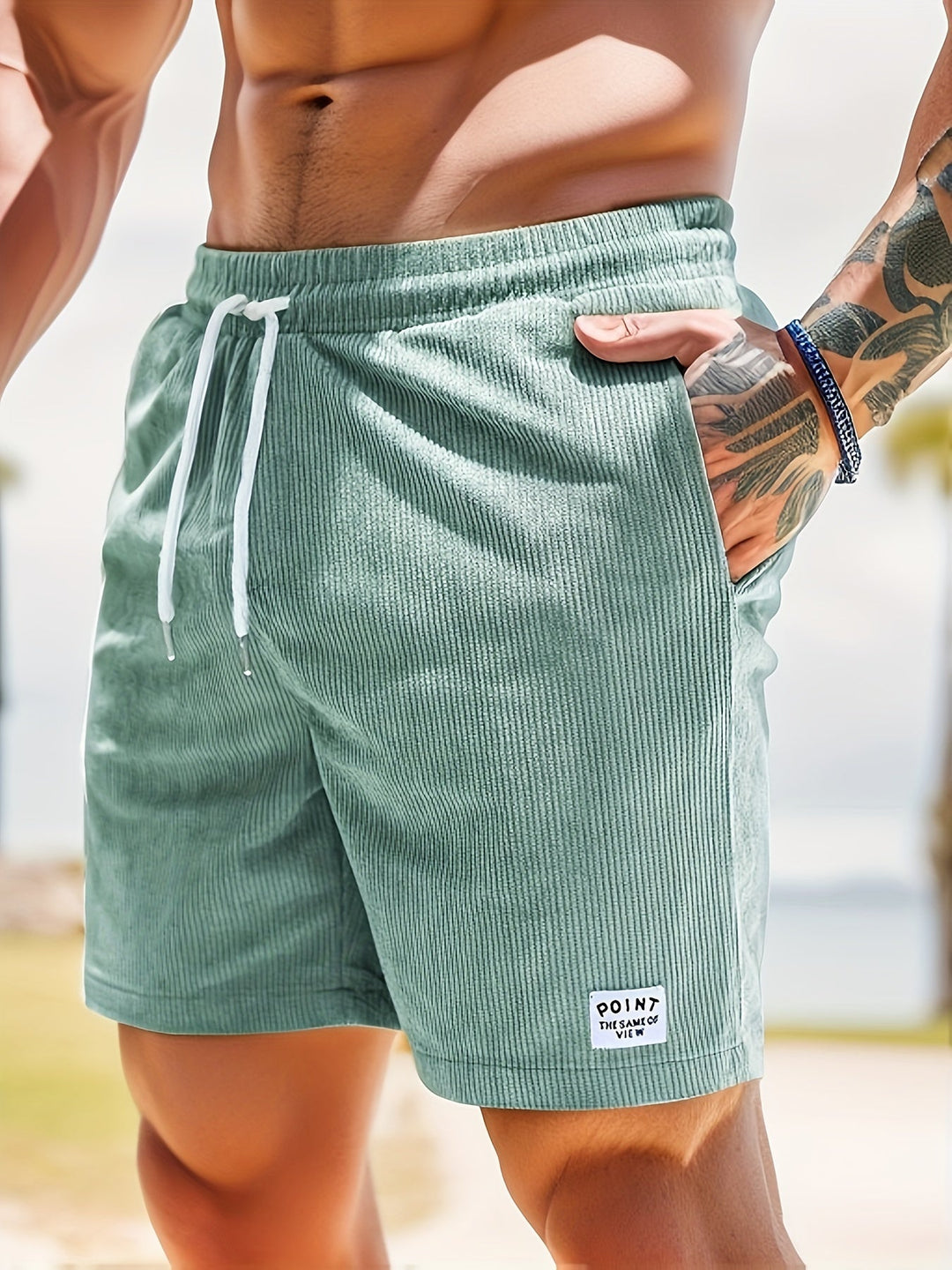 Alejandro™ | Cord-Shorts mit elastischer Taille