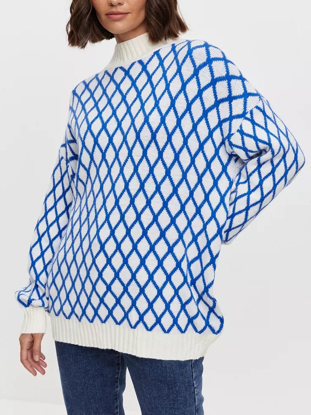 Clara | Harlekin Muster Pullover