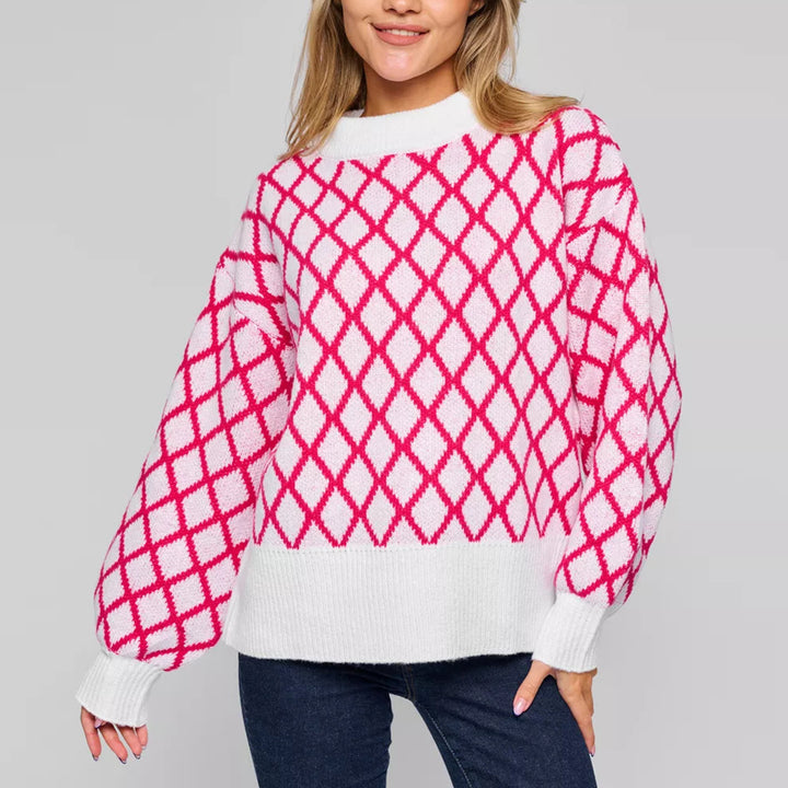 Clara | Harlekin Muster Pullover