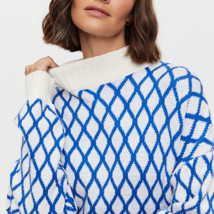 Clara | Harlekin Muster Pullover