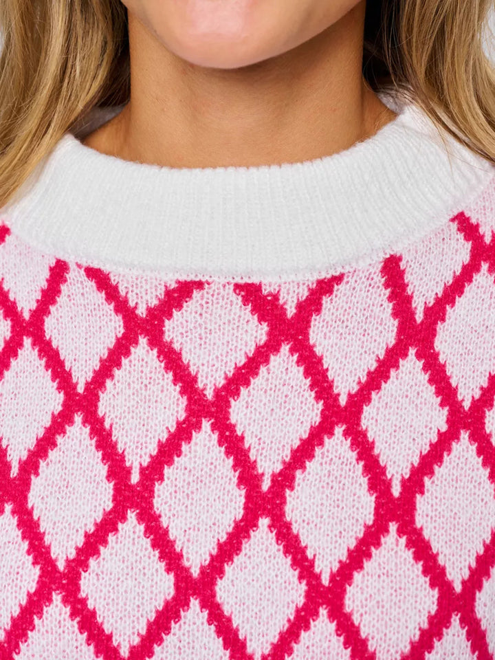 Clara | Harlekin Muster Pullover