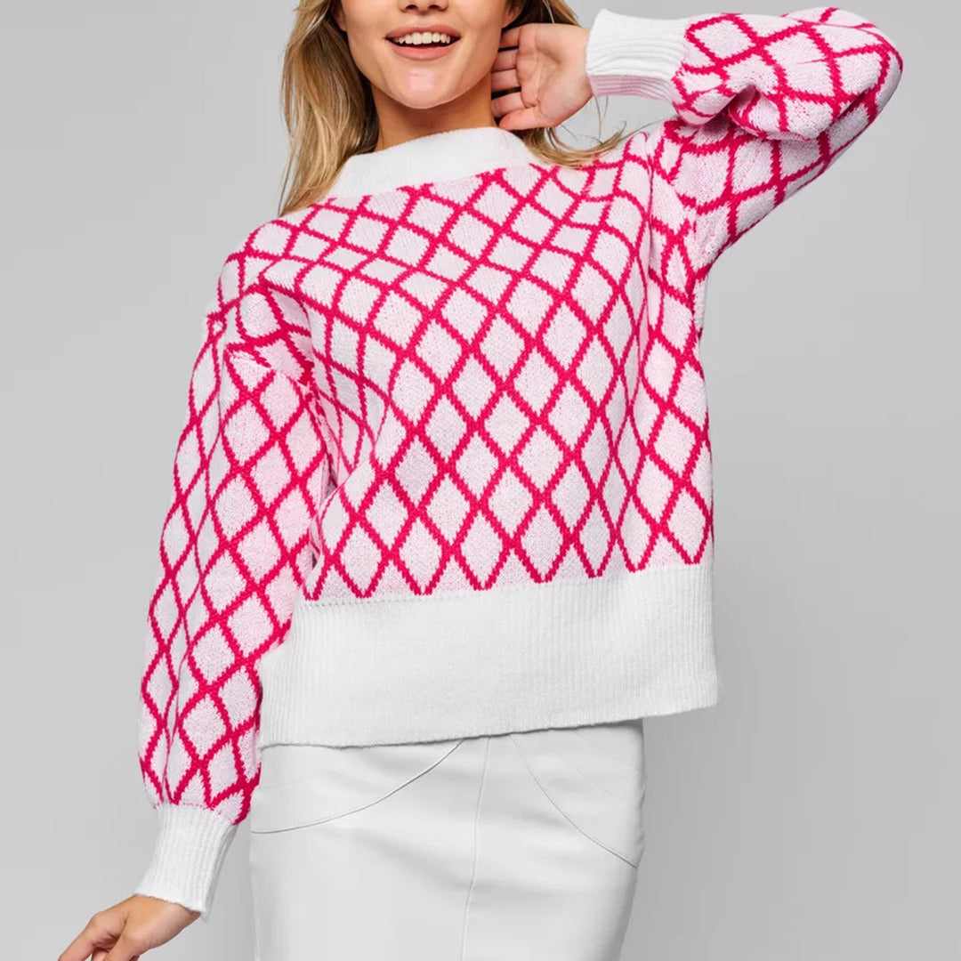 Clara | Harlekin Muster Pullover