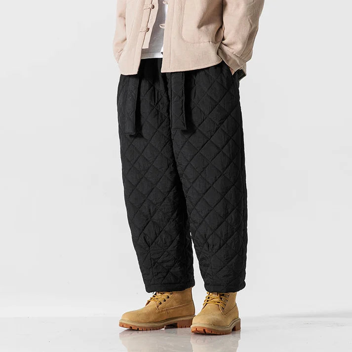 Felix | Gesteppte Puffer-Sweatpants