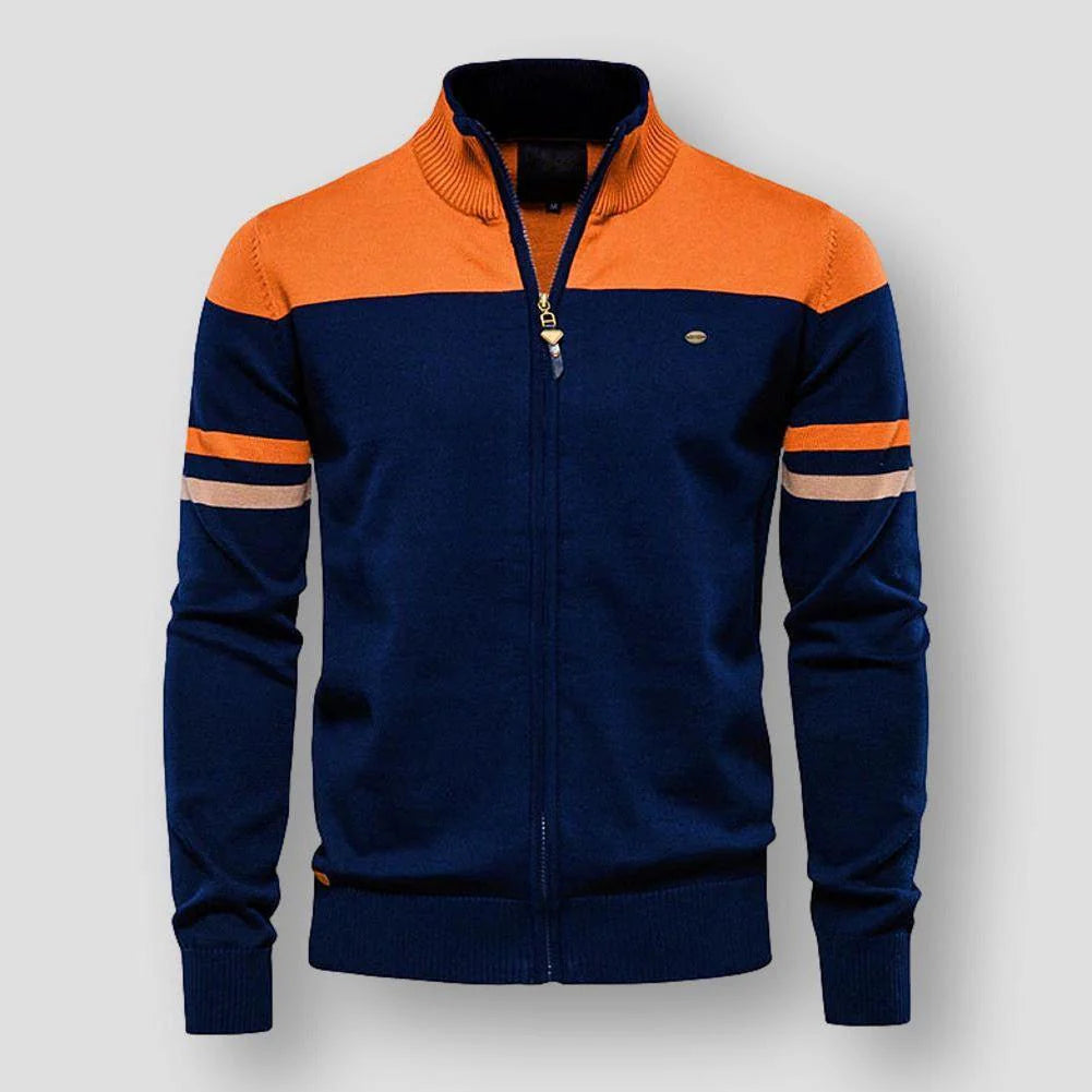 Atlas | retro gestreifte Bomberjacke