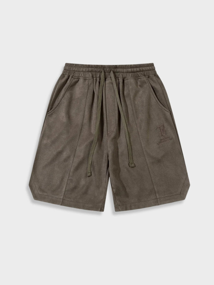 Vintage Wildleder Streetwear Shorts