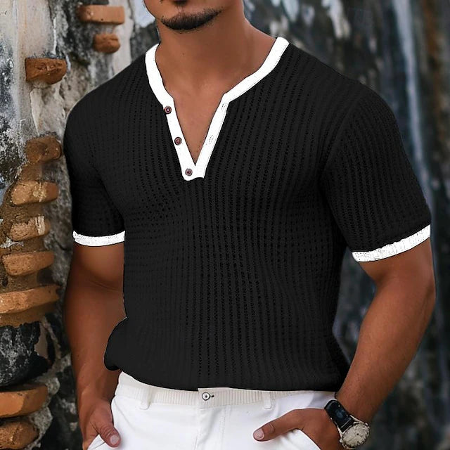 Nestor | Gewebter Herren-Poloshirt