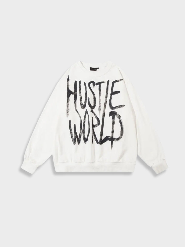 Hustle World Pullover